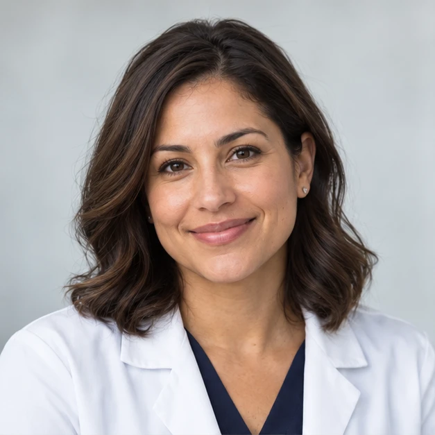 Illustrative physician portrait