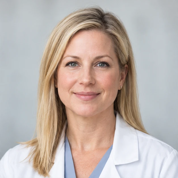 Illustrative physician portrait