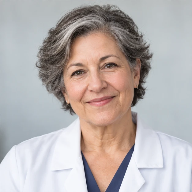 Illustrative physician portrait